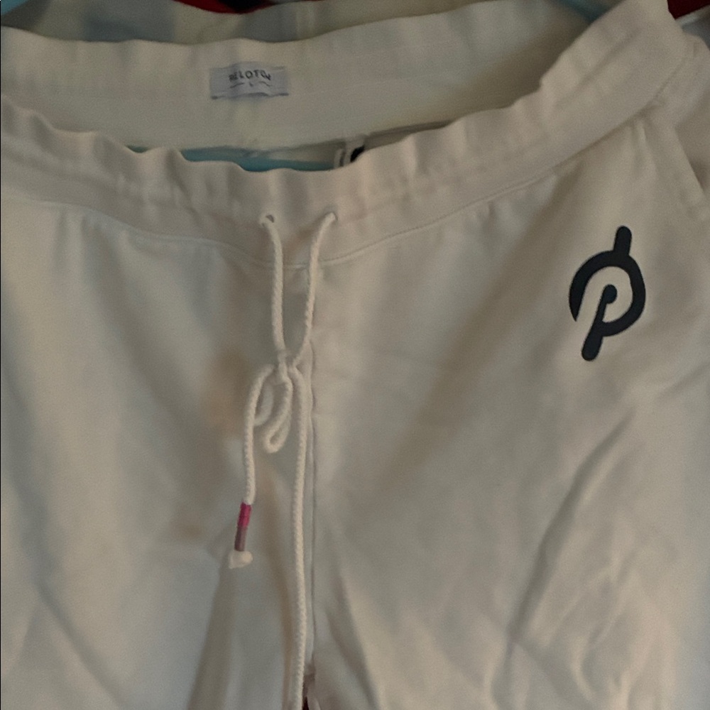 Peloton White Sweatpants